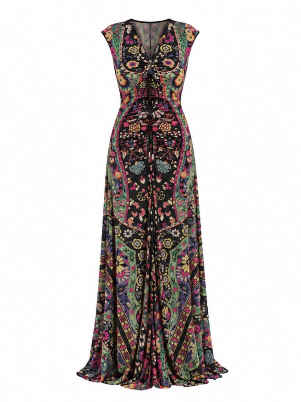 Etro Nidra floral paisley-print stretch-jersey maxi dress